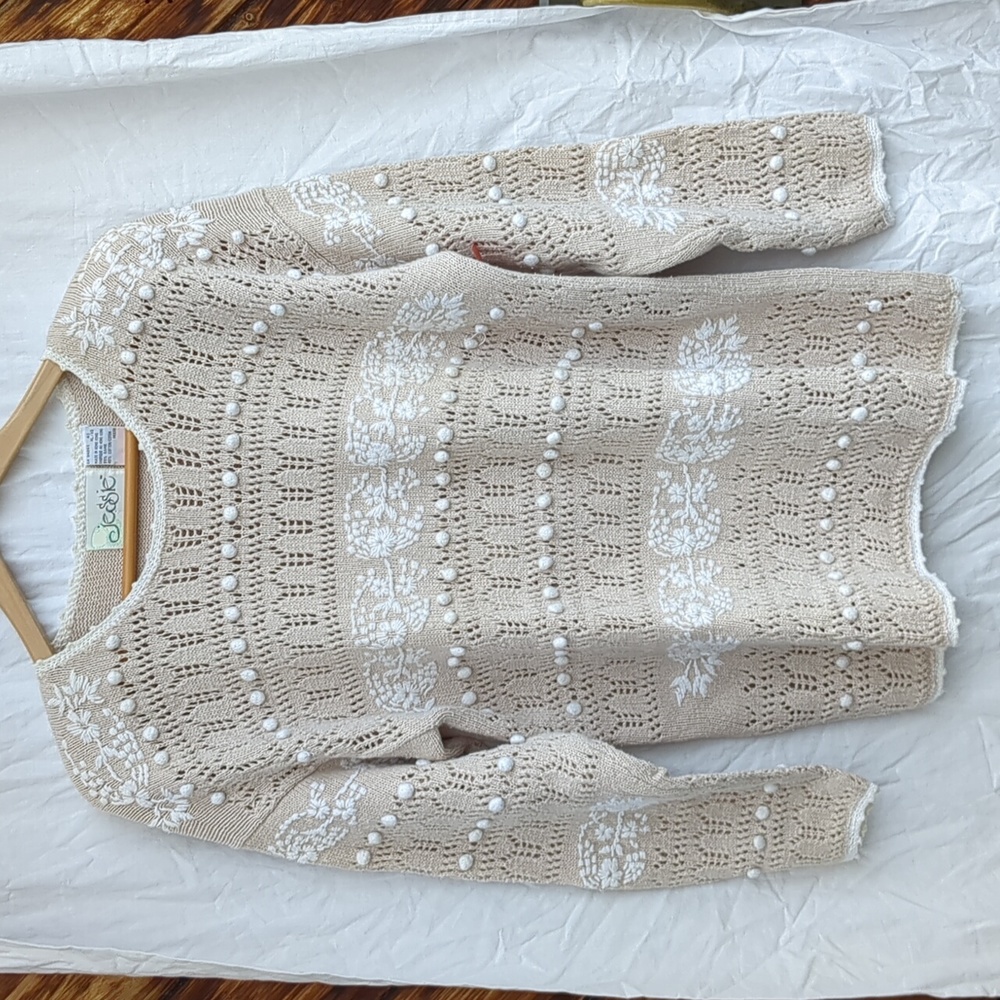 Jessie sweater vintage embroidered XL